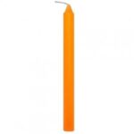 Vela Palito Laranja C/ 30 Unidades – 17Cm