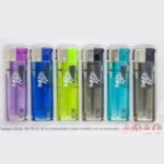 Isqueiro pequeno recarregavel - Cartela com 6 unidades