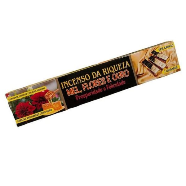 INCENSO DA RIQUEZA MEL, FLORES E OURO