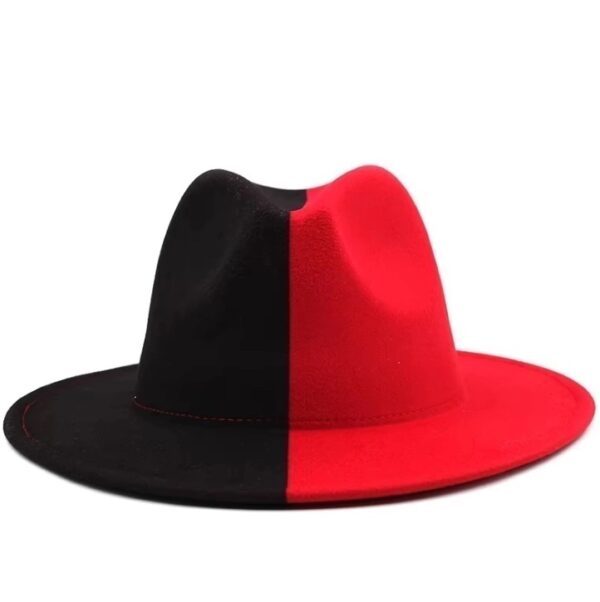 CHAPÉU PRETO  E VERMELHO - Image 3