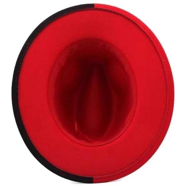 CHAPÉU PRETO  E VERMELHO - Image 2