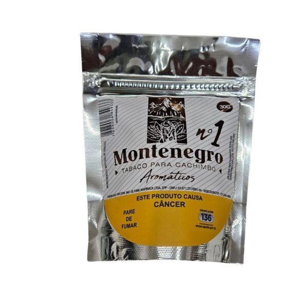 Tabaco Fumo para Cachimbo Montenegro N1 Baunilha e Chocolate - Pacote (30g)