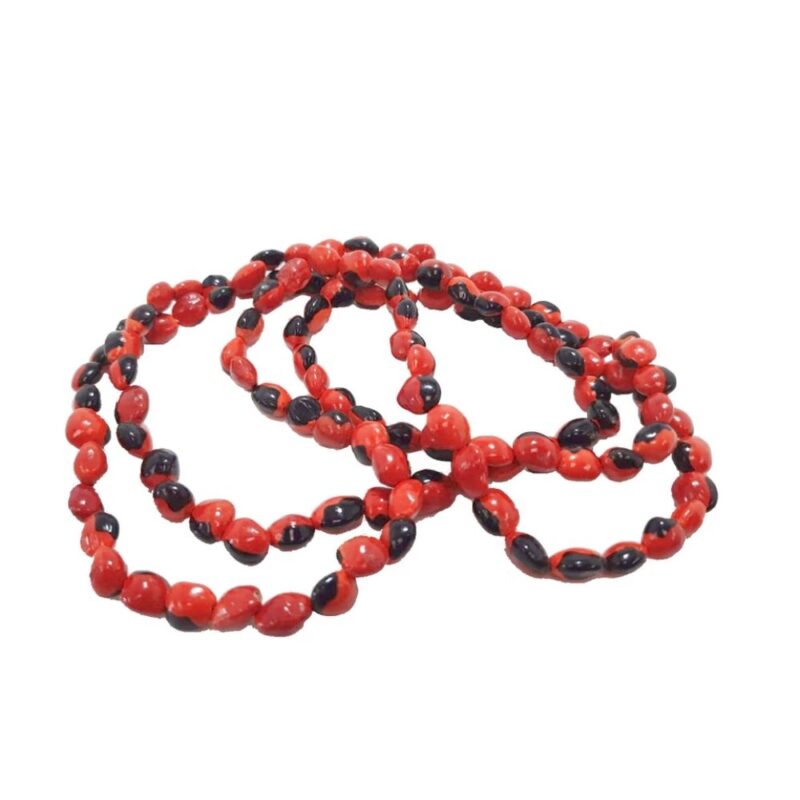 Guia De Olho De Cabra Envernizada Colar - 65cm Fechada