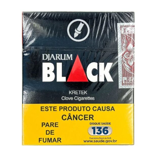 Maço Cigarro Djarum Black Vermelho Cravo 20Un