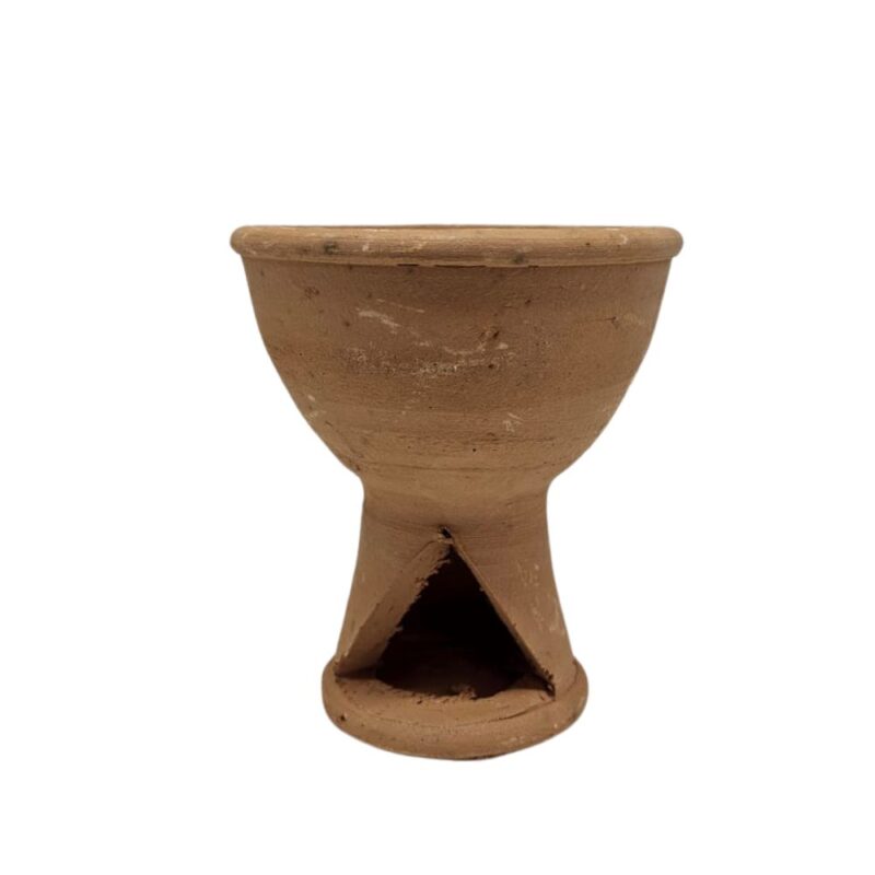 Turibulo de barro queimador de barro (sem verniz)