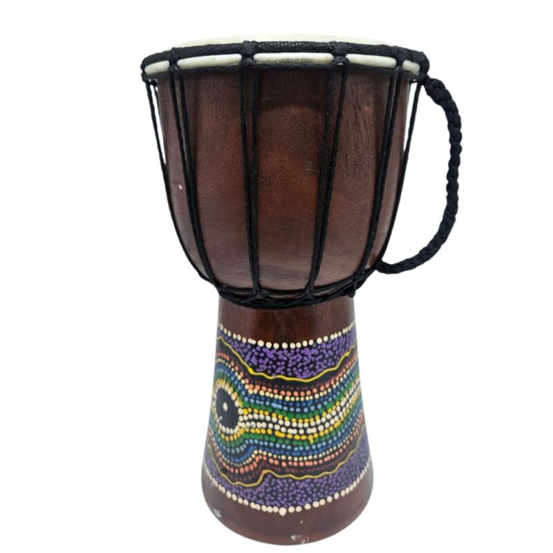 Tambor Djembê Percussão Africana Mini Pele Couro