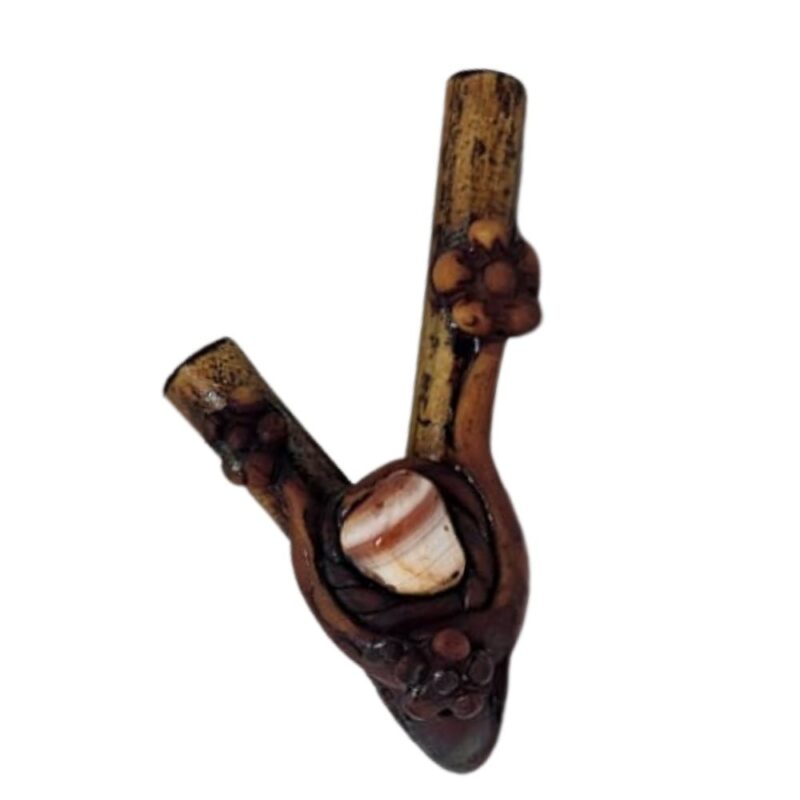 Kuripe autoaplicador de rapé - Amarelo rustico