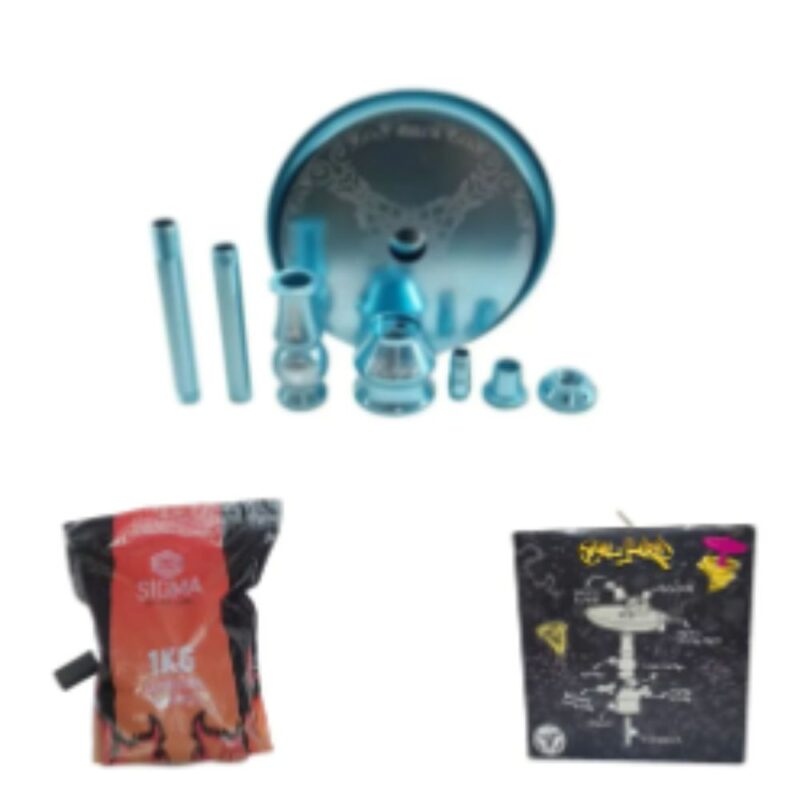 Narguile Alfarid Twister Fumaça Densa Não Sobe Agua + Brinde