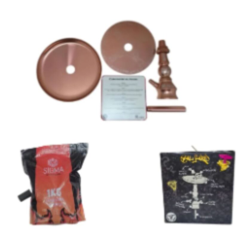 Narguile Alfarid Twister Fumaça Densa Não Sobe Agua + Brinde (cópia)