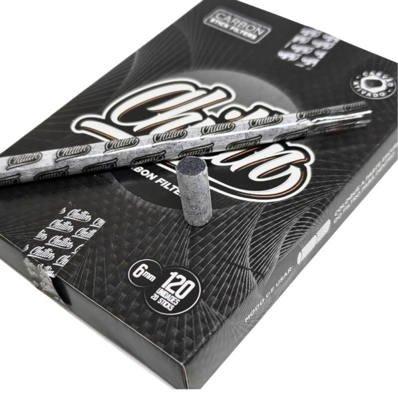 Filtro De Carvão Ativado Chillin 6 Mm 1 Pacotes