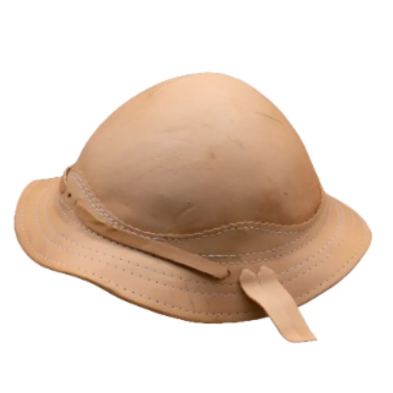 Chapéu Couro Nordestino Vaqueiro Cangaceiro Dominguinhos Cor Couro Natural Tamanho Adulto