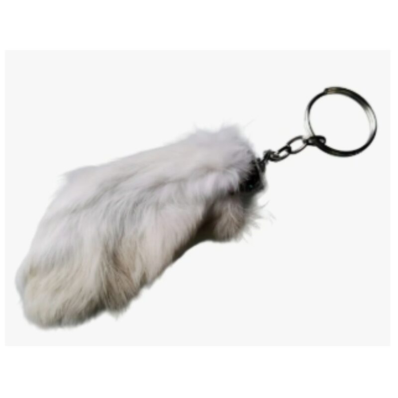 Chaveiros Pé De Coelho - Amuleto Da Sorte Patuá Figa Cor Pé Branco