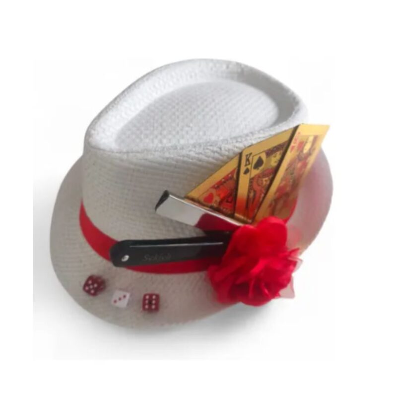 Chapeu Ze Pilintra - Maria Navalha - Personalizado - Umbanda Branco